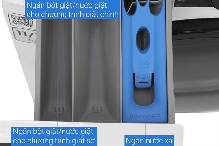 Máy giặt sấy Electrolux UltimateCare 500 Inverter giặt 11 kg - sấy 7 kg EWW1123P5WC